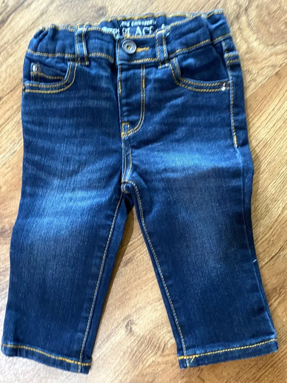 Lot NWT Carters Buddy Denim Coveralls & 2 Pair of Jeans-6-9Mont